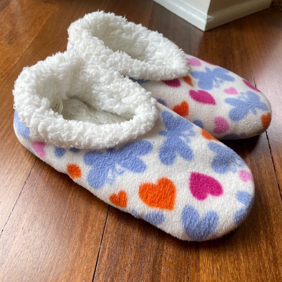 Snoozies Sz S (5-6) Non Slip Soft Fleece Slippers - Picture 3 of 8